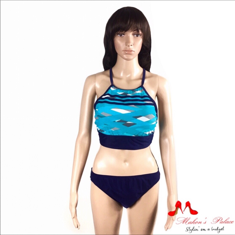 Adidas Strappy Back Bikini Top & Hipster Bottom